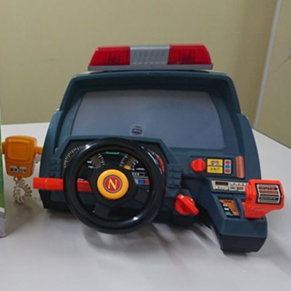 TOMY 警視廳 警車 模擬車 模擬駕駛玩具 絕版收藏 日本昭和時代 80s 80年代 復古老物玩具 童年回憶 懷舊玩具