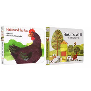 正版硬頁 Hattie and the fox/ Rosie’s walk 廖彩杏推薦
