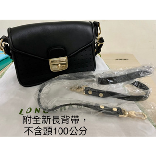 LONGCHAMP MADEMOISELLE系列肩背/斜背/手提多用荷蓬包(小/黑)