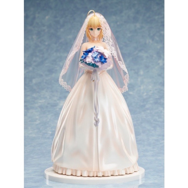 【小龍便宜公仔】全新 正版 代理版 Aniplex Fate 十週年 Saber 10th 禮服 婚紗 1/7 PVC