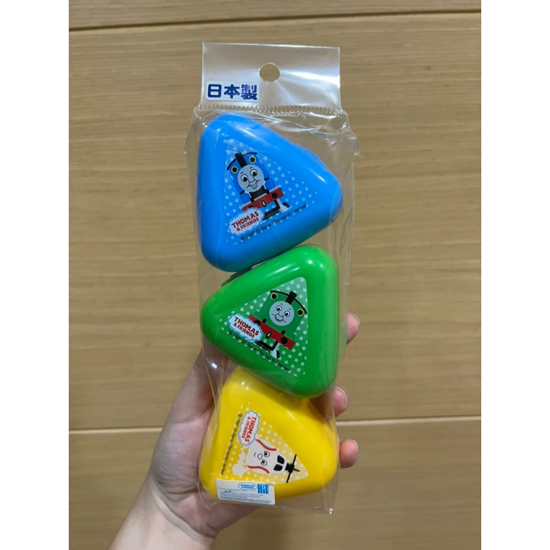 ［全新］日本製 湯瑪士小火車三角飯糰盒