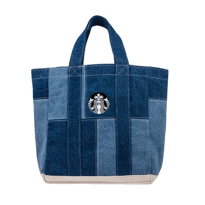 ［全新未用］Starbucks 星巴克 拼接丹寧女神提袋