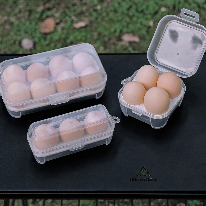 雞蛋收納盒 雞蛋保護盒 防震蛋盒 雞蛋盒 雞蛋放置盒 雞蛋盒美妝蛋  3格 4格 8格  露營蛋盒 蛋盒 戶外蛋盒 野炊