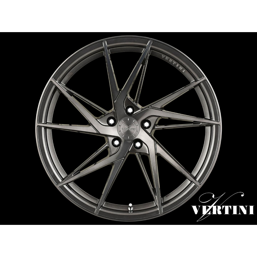 SUGO汽車精品 VERTINI RFS1.9 18吋 髮線鈦灰面 台灣製旋壓輕量化鋁圈(一套價)