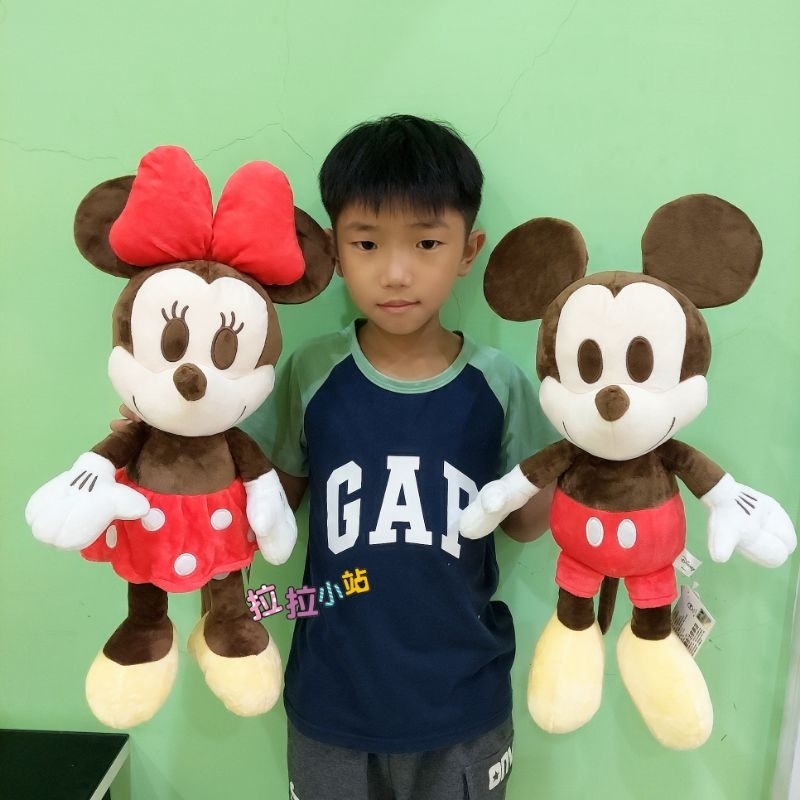 可愛米奇米妮娃娃~正版迪士尼~米老鼠~古典米老鼠玩偶~米奇娃娃~米妮玩偶~熱門商品