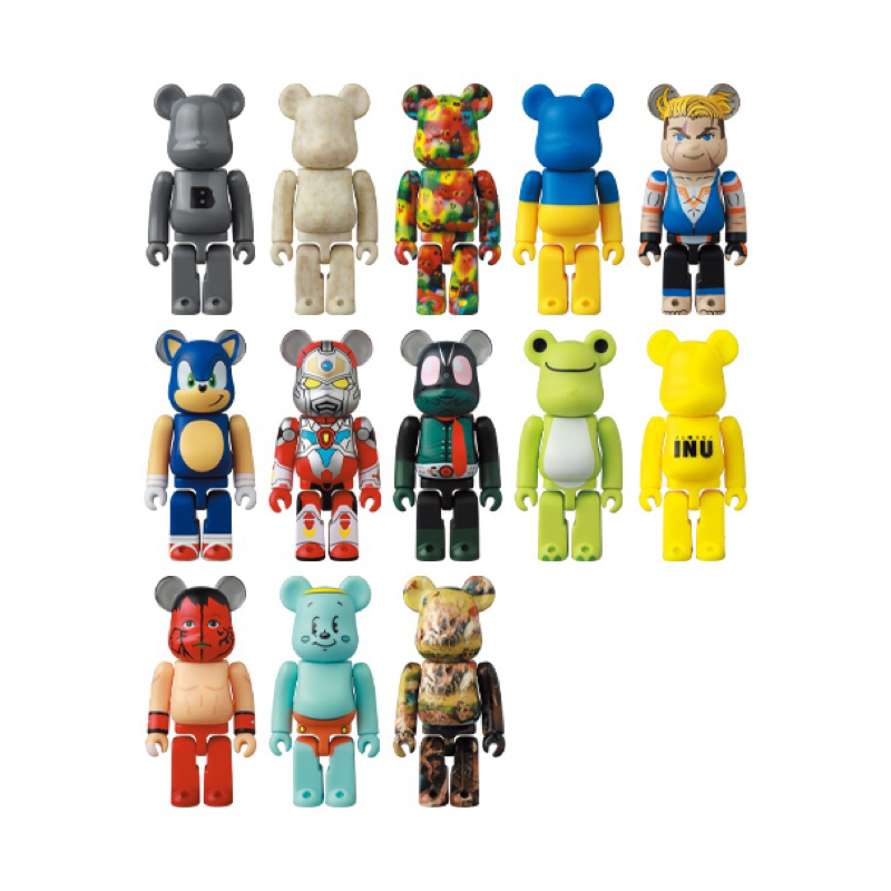 BE@RBRICK 46代盒抽一中盒24小盒盲盒庫柏力克熊