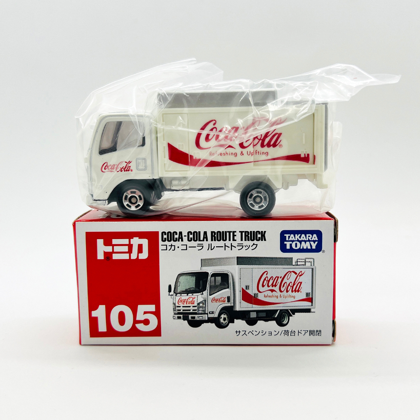 【現貨】TOMICA 多美小汽車 NO.105-5 COCA-COLA ROUTE TRUCK 可樂搬運車 可樂車