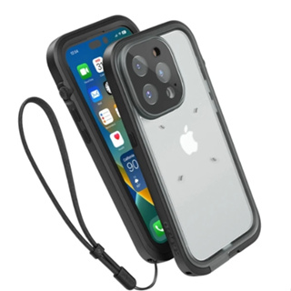 CATALYST iPhone14 Pro (3顆鏡頭) 完美四合一防水保護殼 -黑色