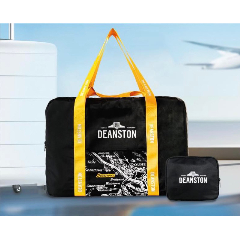 超大收納｜摺疊旅行袋（可掛上行李拉桿上）旅行收納 健身包 收納旅行袋 風格旅行袋 行李袋［Deanston 汀士頓］
