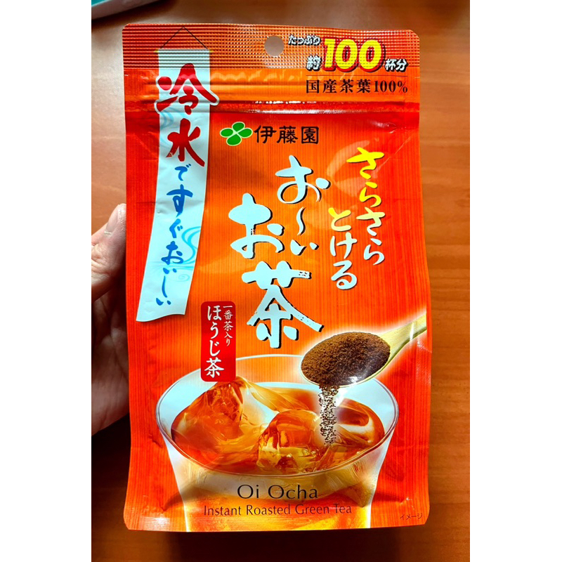 【現貨！效期2024.05】日本伊藤園 即溶焙茶粉 80g 約100杯份 可溶於冷水