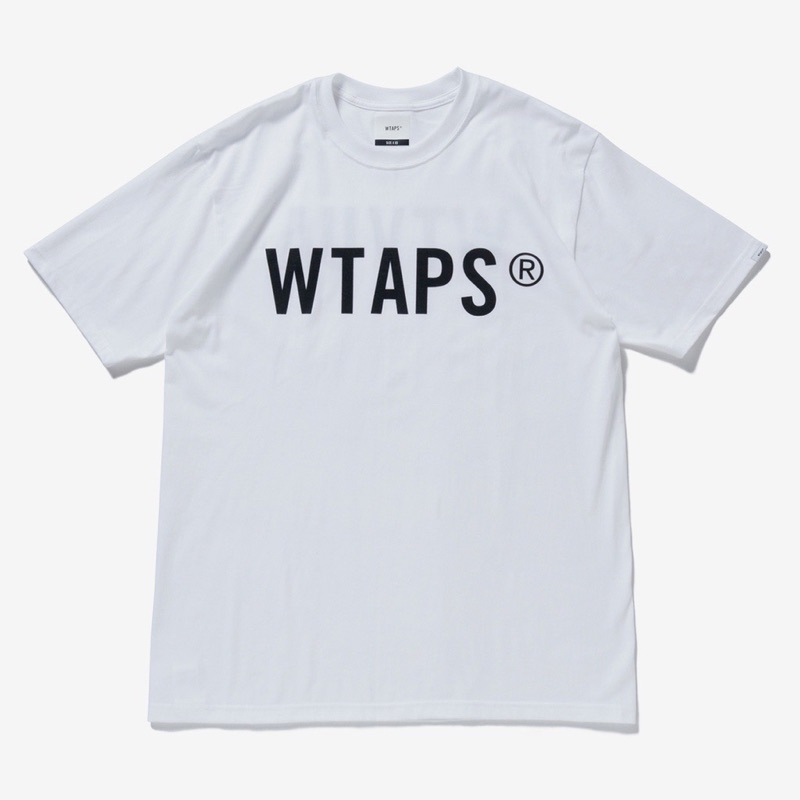 WTAPS BANNER WTVUA TER 系列 短袖T恤 全新 白02