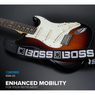 <魔立樂器 高雄> BOSS吉他背帶 貝斯背帶 美國製 大LOGO 共三色 BOSS總代理公司貨