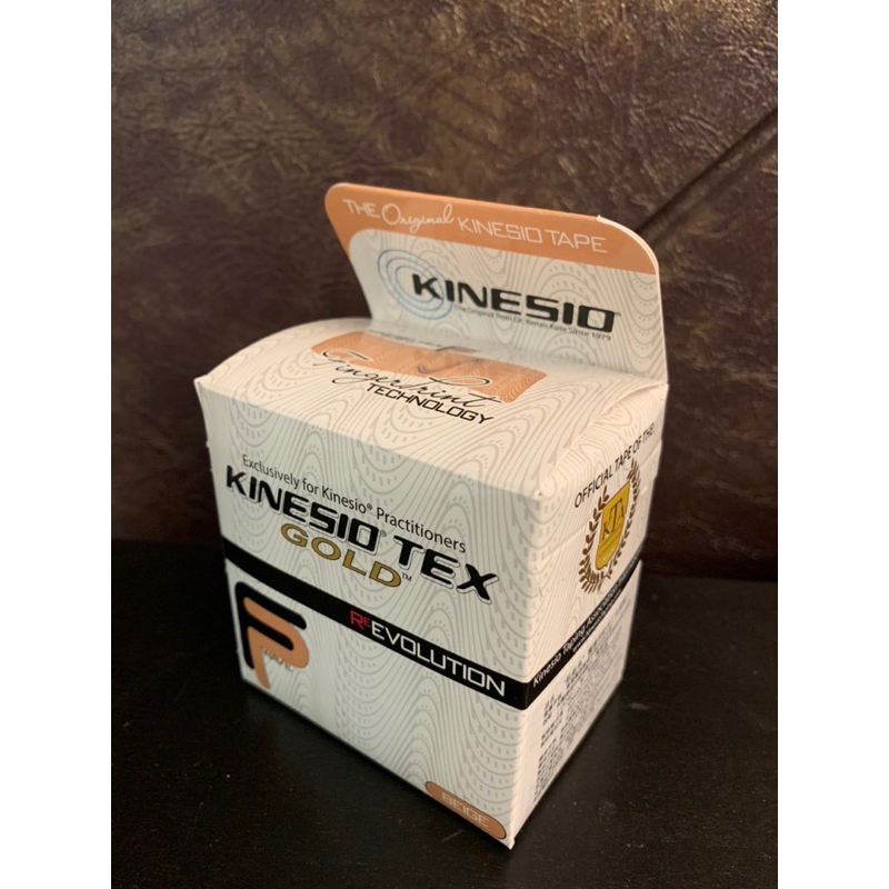 Kinesio® Tex Gold FP肌能系指紋款貼布/肌貼/肌內效貼布（全新品，過效期，不影響效能）