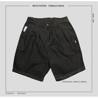 REPUTATION 23SS 牛仔水洗短褲