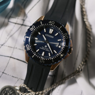 折扣私訊CITIZEN星辰 PROMASTER系列 光動能潛水腕錶 44.5mm/BN0196-01L