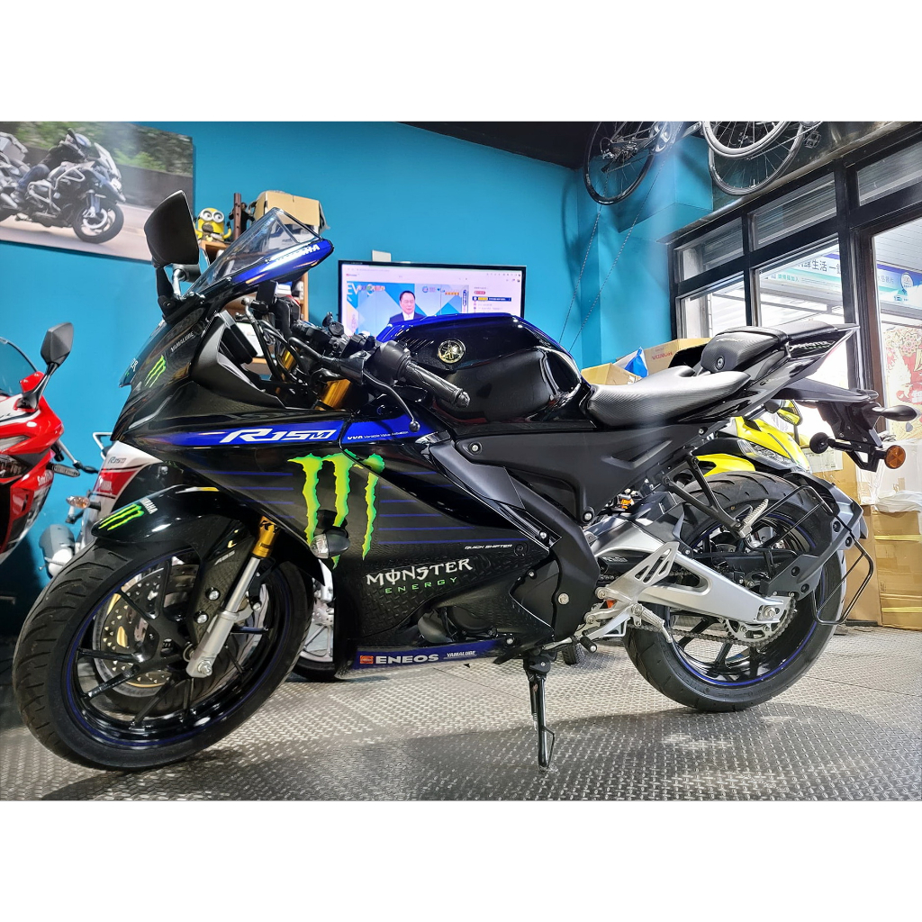 【勝大重機】 全新車 YAMAHA R15M Monster Energy MotoGP標配快排 售價$15.5萬 特價