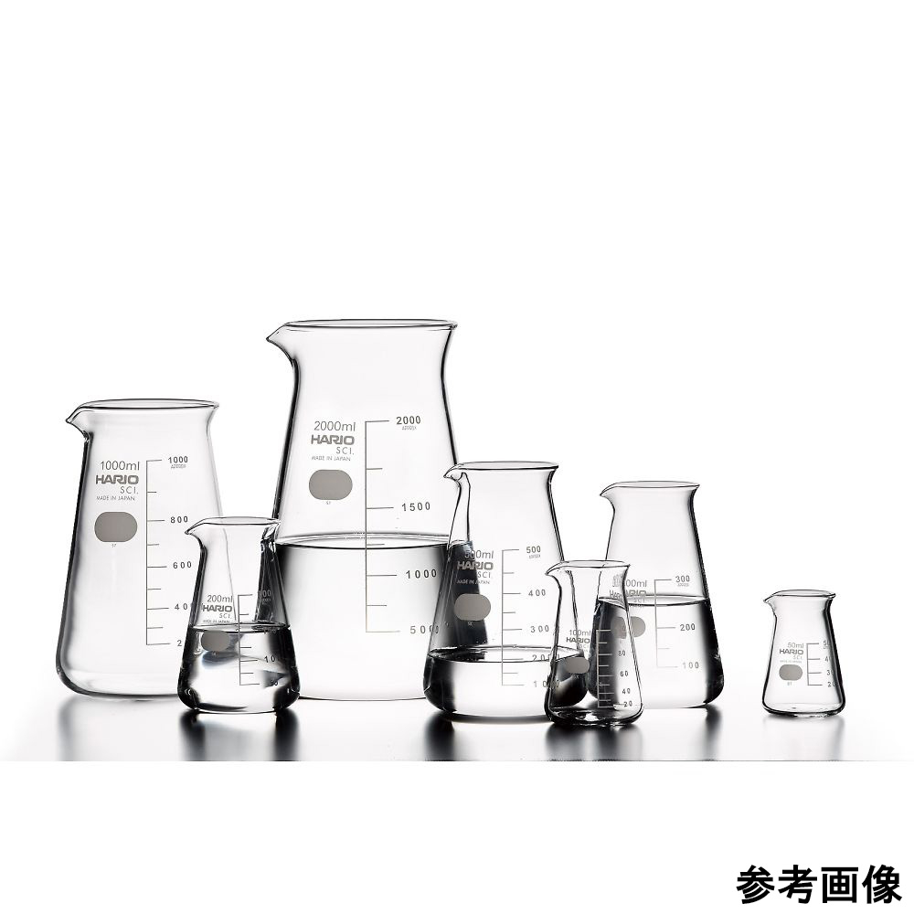 King Day【日本原裝】HARIO 窄口圓錐耐熱玻璃燒杯量杯50/100/200/300ml