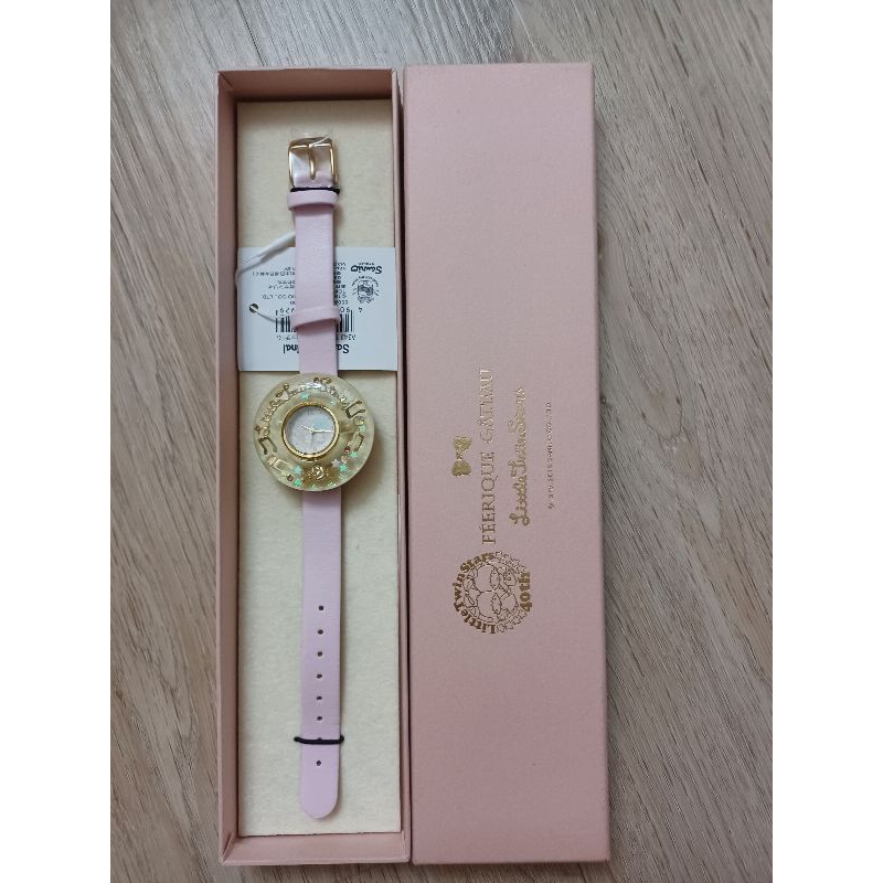 日本 進口 三麗鷗 雙子星 手錶 皮革手錶 可愛手錶 懷錶 生日禮物 特價 不附錶帶