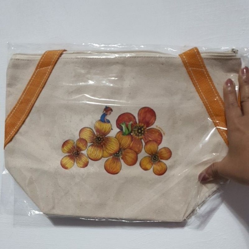中華郵政 郵局 幸福郵你 幾米系列-帆布提袋（花朵款）
