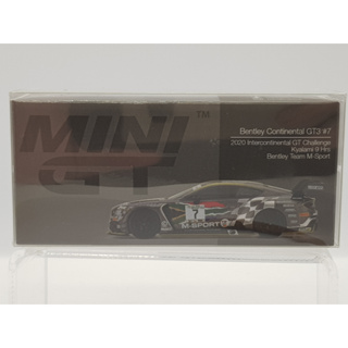 【小車停車場】Mini GT 284 Bentley Continental GT3 #7 已拆