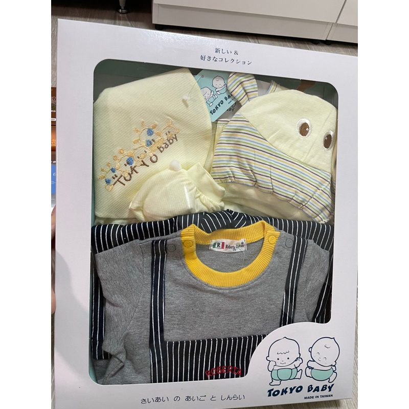 全新（附提袋）TOKYO BABY新生兒彌月禮盒尺寸80