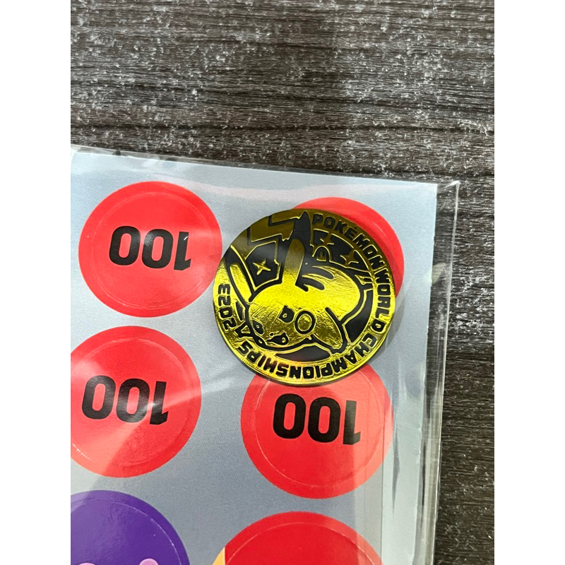 《貼子》寶可夢PTCG 橫濱禮盒世界賽 皮卡丘硬幣