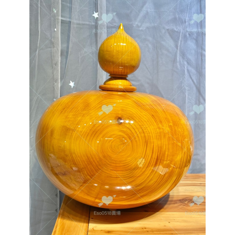 台湾産黄檜木飾り品聚宝盆
