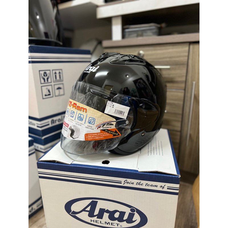 Arai VZ-Ram 半罩 珍珠亮黑 全新現貨S/M/L/XL