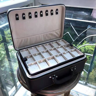 桃園出貨⚡多層手提箱珠寶首飾收納箱吊墜戒指翡翠大容量便捷式手鐲箱收納盒 手鐲收納盒 首飾品收納 珠寶箱手鐲收納展示箱