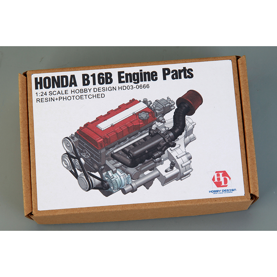 【傑作坊】Hobby Design HD03-0666 1/24 HONDA B16B 引擎套件