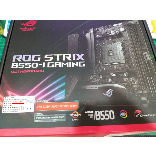 華碩 Asus ROG Strix B550-I ITX主機板 AMD AM4