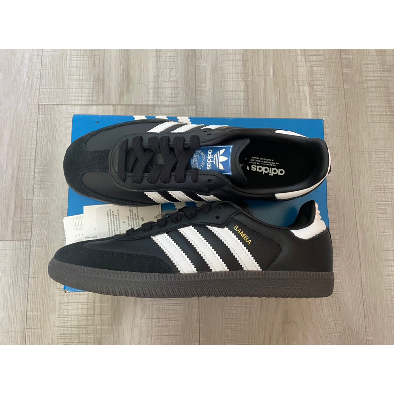 (現貨）Adidas samba OG Black (B75807)（UK5.5/24cm)