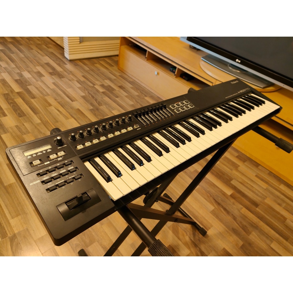 樂蘭 Roland  A-800 pro 61鍵 二手MIDI主控鍵盤 送X型雙管琴架
