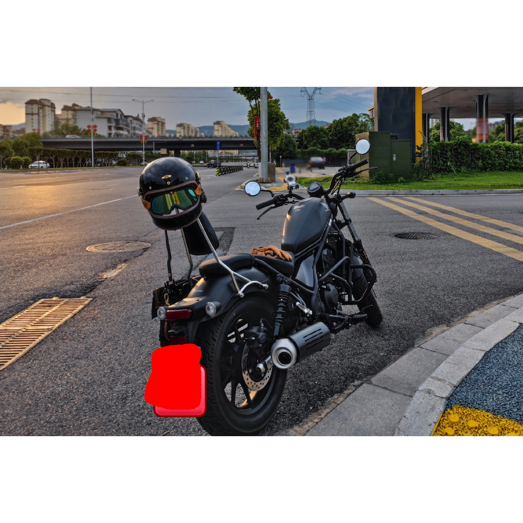 Rebel 1100T貨架 適用於 Honda 叛逆者500改裝後貨架 rebel500S 脚踏车 Rebel 1100