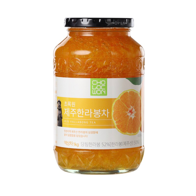 【古德雜貨鋪】現貨+預購 韓國cholocwon綠園濟州蜂蜜橘子茶1kg/罐