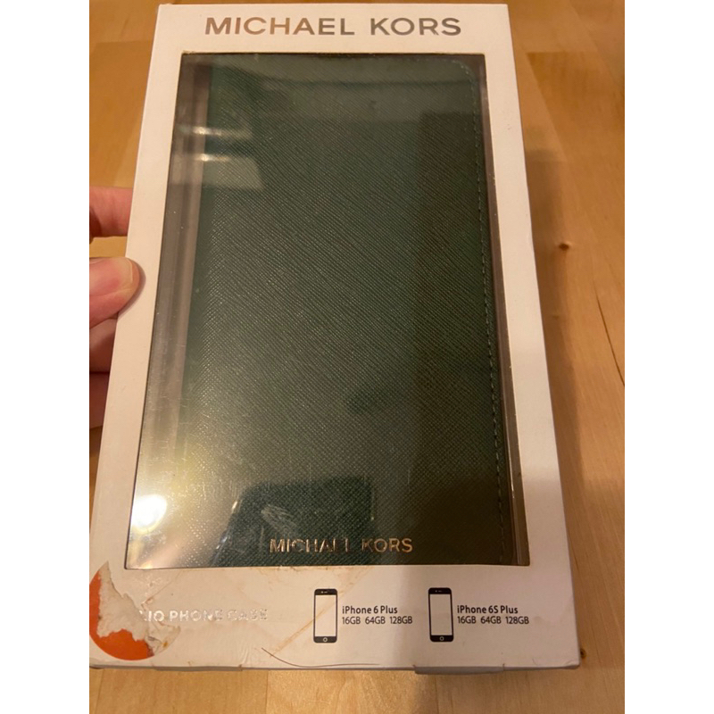 歐洲購入正品 二手MICHAEL KORS iPhone 6 Plus/ 6s手機殼