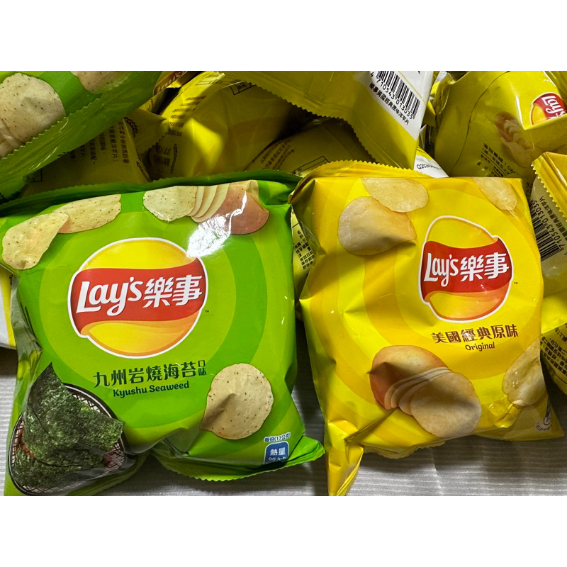Lay’s 樂事 經典原味  九州海苔 香酥雞腿 洋芋片17g 隨手包