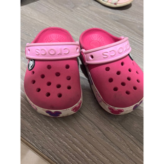 crocs#燈鞋##米妮#兒童鞋#水路鞋