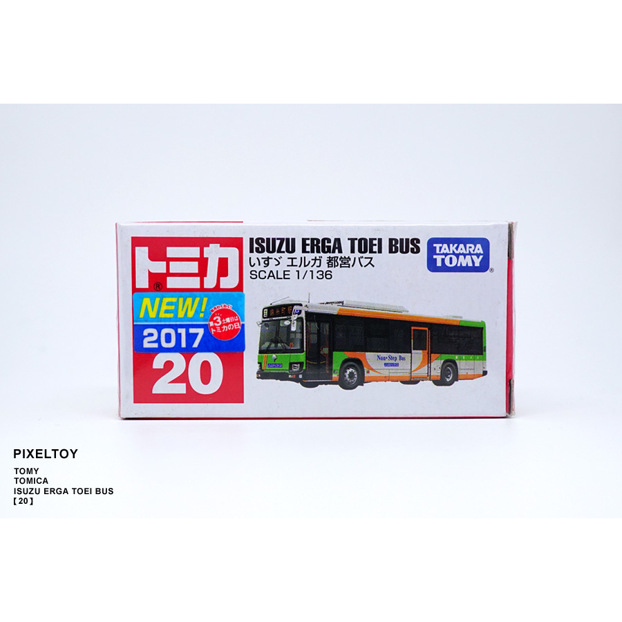 【TOMY】TOMICA ISUZU ERGA TOEI BUS【20 都營巴士 新車貼】