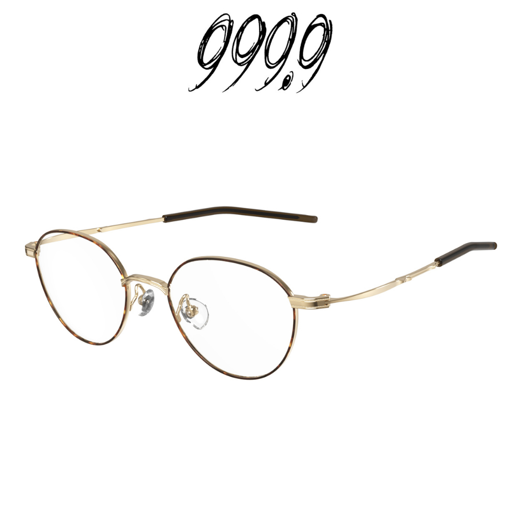日本 999.9 Four Nines 眼鏡 S-656T C.1651 (琥珀/金) 日本 鏡框【原作眼鏡】