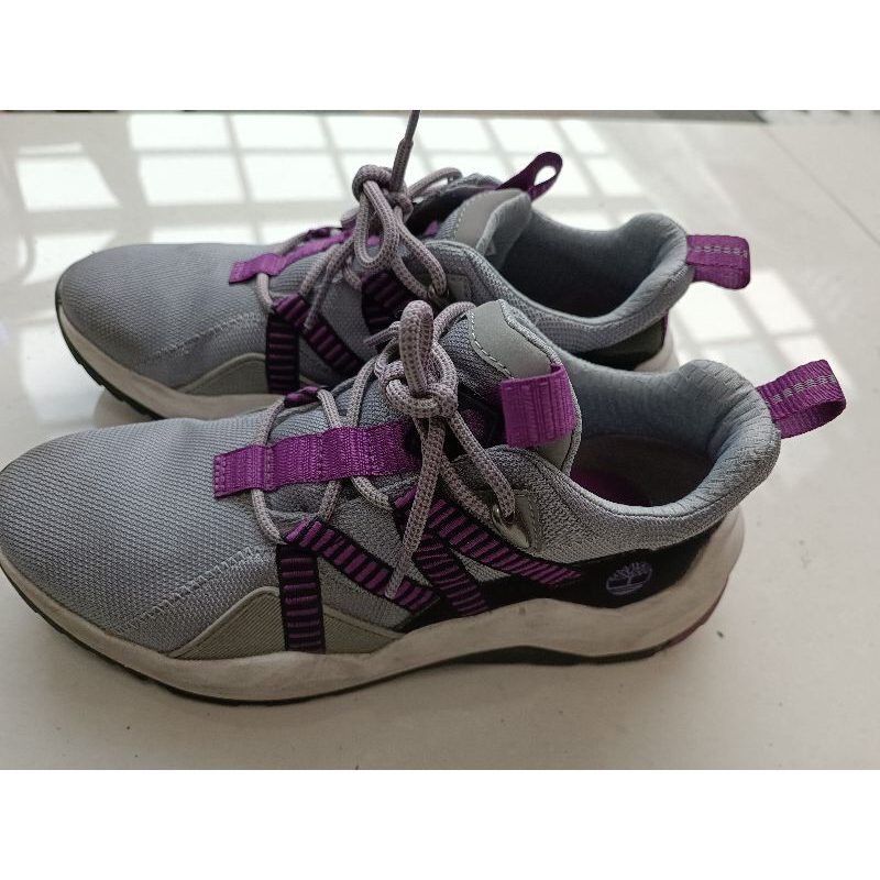 Timberland 6.5號灰紫色休閒鞋