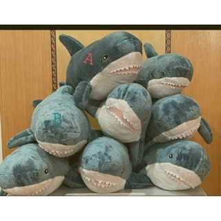 鯊魚娃娃 鯊魚抱枕60公分和40公分，2手有洗過