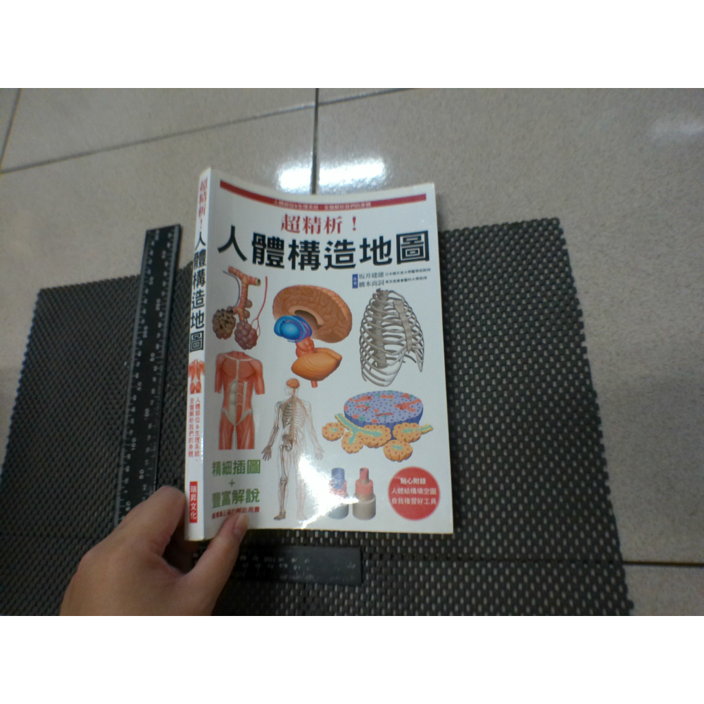 《超精析！人體構造地圖》林麗紅 瑞昇 絕版 二手書難免泛黃 詳細書況如圖所示/放置2樓