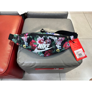 NIKE HERITAGE HIP PACK 腰包 側肩包 花卉 40*9*14cm DB4702010