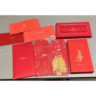 紅包袋 品牌紅包袋 台北101 Harry Winston Graff Tiffany RedLine LA MER