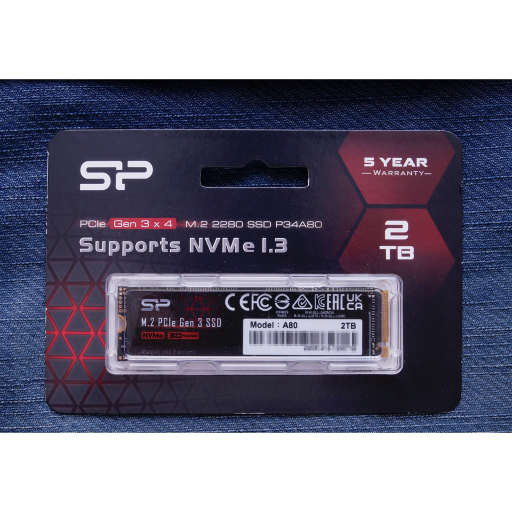 [ DRAM快取 +台灣旗艦主控+ TLC顆粒 ] SP 廣穎 A80 2TB SSD 固態硬碟 M.2 2280