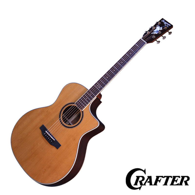 【又昇樂器】限量 Crafter Sungeum G-50th ce VVS 碳化雲杉木 全單板 電木吉他