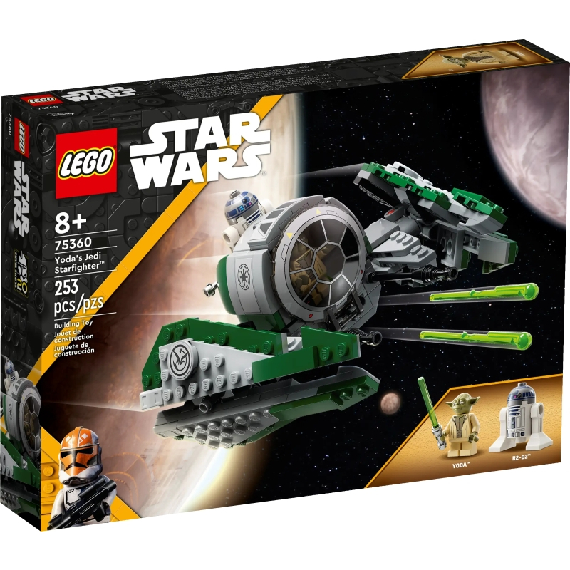 &lt;積木總動員&gt;LEGO 75360 星際大戰 尤達的絕地星際戰鬥機 外盒26*19*4.5cm 253pcs