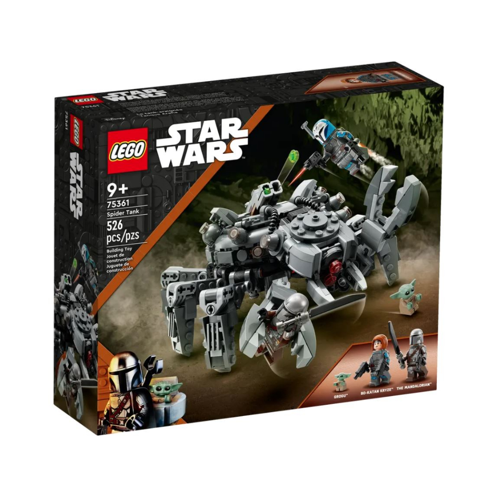 &lt;積木總動員&gt;LEGO 75361 星際大戰 蜘蛛坦克 Spider Tank 外盒26*22*7.5cm 526pcs
