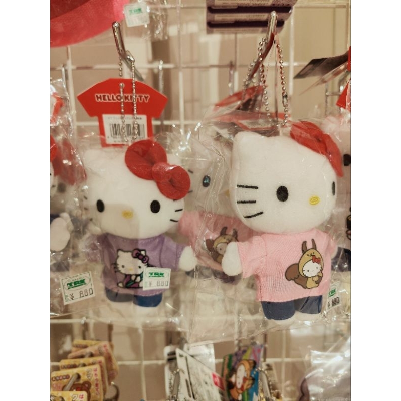日本北海道代購新千歲機場限定hello kitty娃娃吊飾
